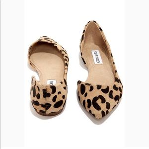 Steve Madden Leopard Pony Fur Flats